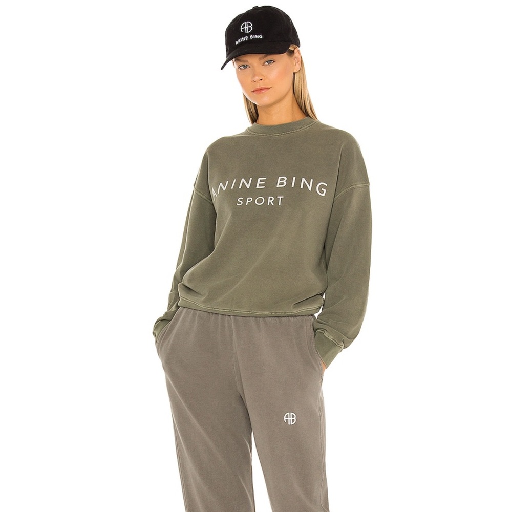 NWT Anine Bing Sport Evan Crewneck